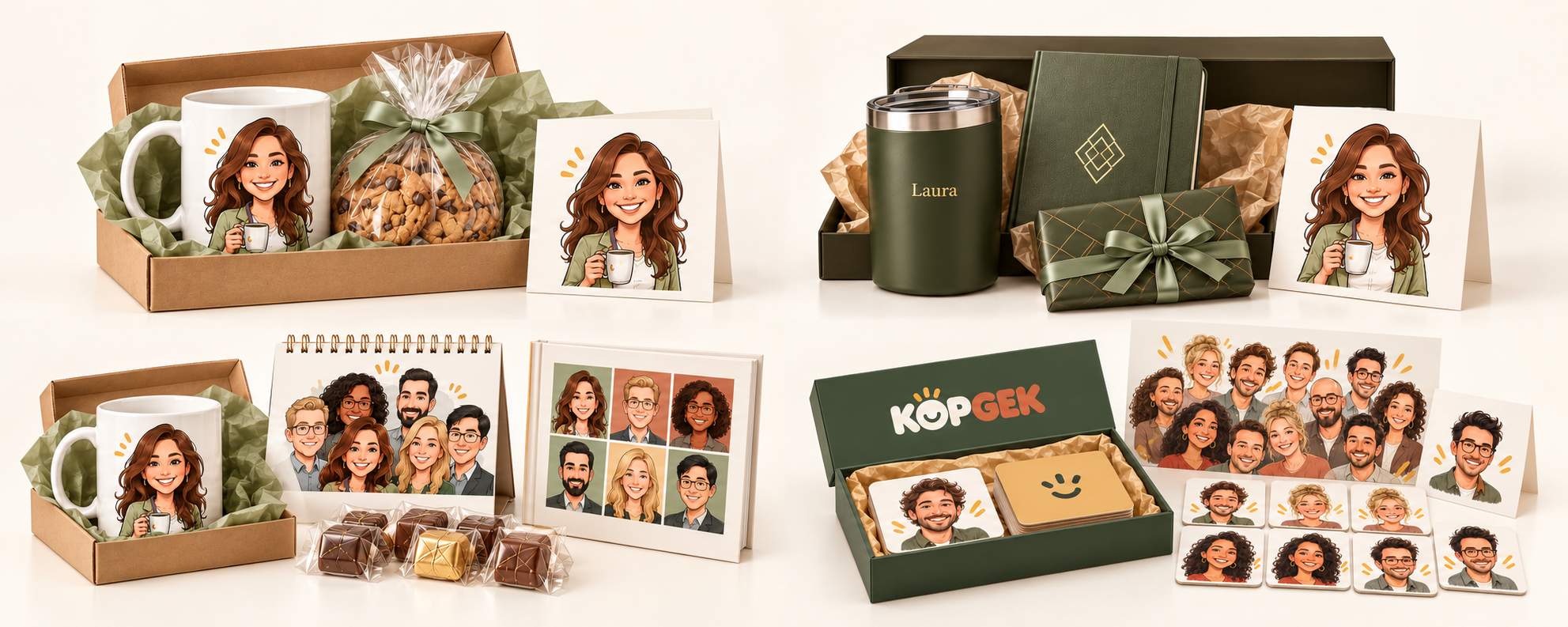 Voorbeeld van cadeaupakket KopKoffie